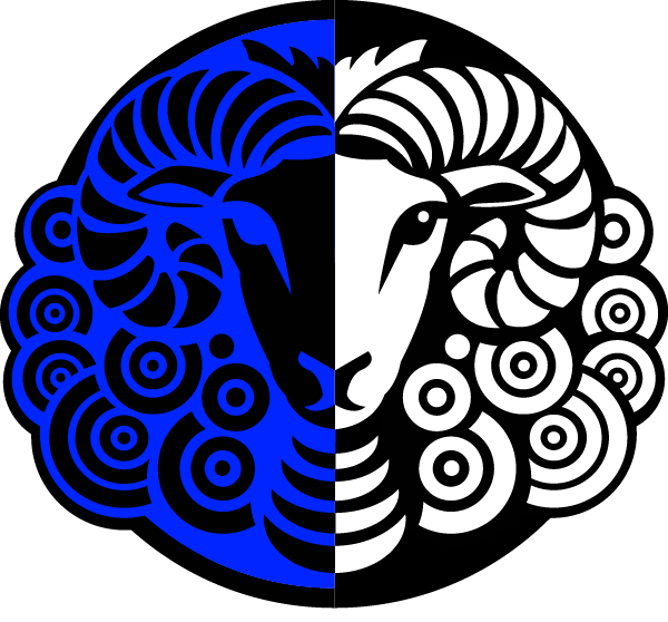 The Black Sheep Sanctuary ram mark