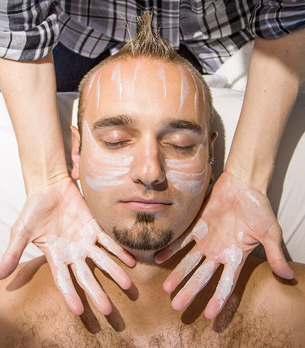 Skincare facial treatment